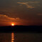 大村湾の夕日