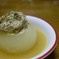 玉ねぎまるごと肉詰めスープ