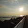 江の島の夕日