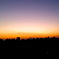 富士山と夕暮れ
