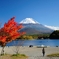 富士山と紅葉