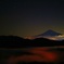 富士山と雲海と満天の空