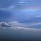 富士と彩雲とパラグライダー