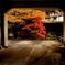 廃墟と紅葉