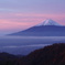 雲上の富士