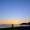 Seaside scene of December
