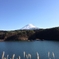 精進湖→富士山