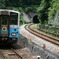 坪尻駅　到着