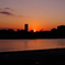 筑後川　夕景