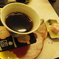 コーヒーとお茶うけ
