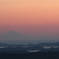 夜明けの富士山