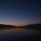 諏訪湖　夜と朝の間