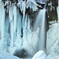 The waterfall of an icicle