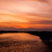 木曽川の夕暮れⅣ