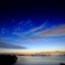 薄明の青空