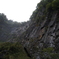 岩肌　at　華厳の滝