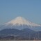 富士山の雪と鉄塔