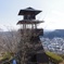 城下町を見下ろす