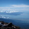 富士山頂で居眠り
