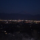 山梨　夜景越しの富士山