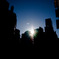 buildings and the sun