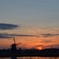 印旛沼　夕景