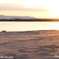 夕暮れの砂浜