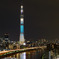 スカイツリー　夜景