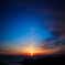 稲佐山からの夕焼け