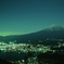 新道峠から望む富士と夜景