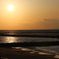 日本海の夕方