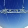 鉄道光跡と星空