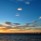 アクアラインの夕日