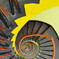 The spiral stairs