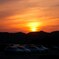 徳島での夕焼け