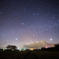 西に沈む冬の星座たち