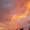 夕日の虹