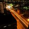 幹線道路を長時間露光