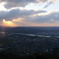 雨上がりの夕暮れ