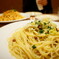 山盛りパスタ（ペペロンチーノ）