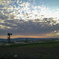 淋しい夕日撮影