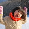 雪遊び