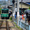 江ノ電と人力車