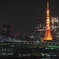 東京湾と東京タワー１