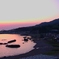 夕焼けの五能線