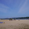白い砂浜！青い空に青い海！