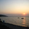 夕日