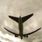 飛行機　見上げ１