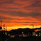 眩しい夕焼け^^