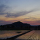 夕暮れ時は寂しそう